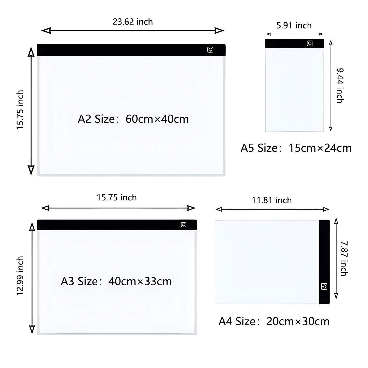 Dimmable LED Drawing Pad