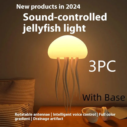 Jellyfish LED Lamp – Desk & Bedside Decor