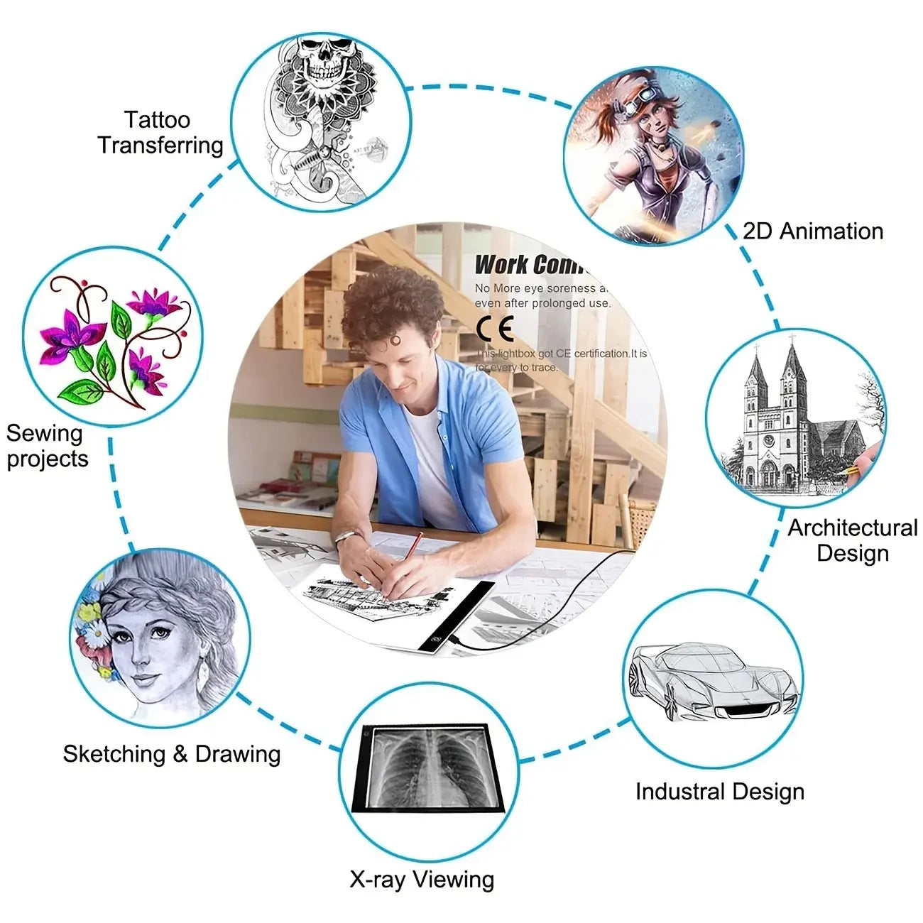 Dimmable LED Drawing Pad