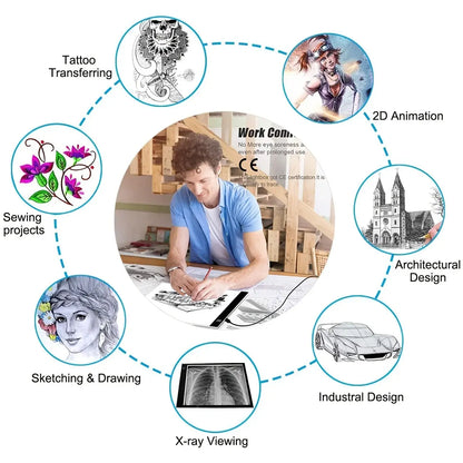 Dimmable LED Drawing Pad