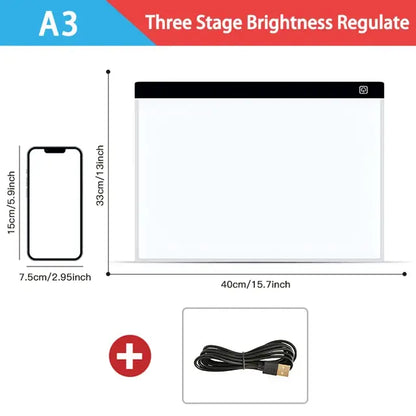 Dimmable LED Drawing Pad