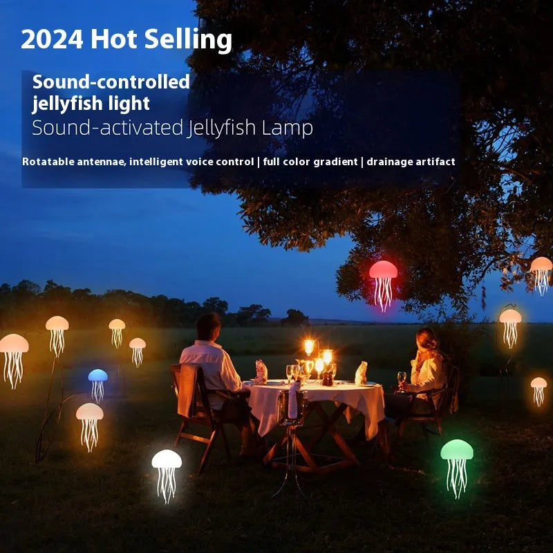 Jellyfish LED Lamp – Desk & Bedside Decor