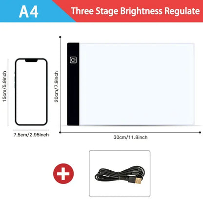 Dimmable LED Drawing Pad