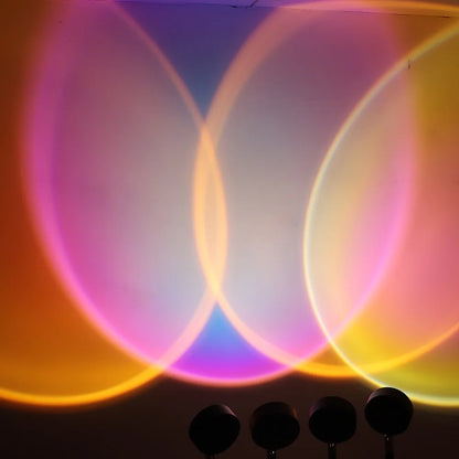 Sunset Rainbow LED Projector Night Light