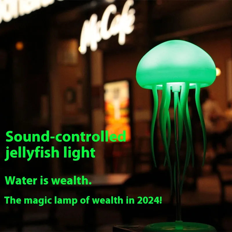 Jellyfish LED Lamp – Desk & Bedside Decor