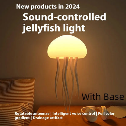 Jellyfish LED Lamp – Desk & Bedside Decor